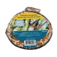 Bird Food Halve kokosnoot meelwormen